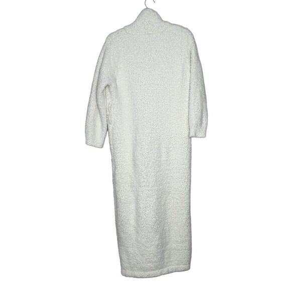 7 Veils Womens Ultra Soft Plush Bathrobe Sleepwear white cream US Small - Picture 2 of 8
